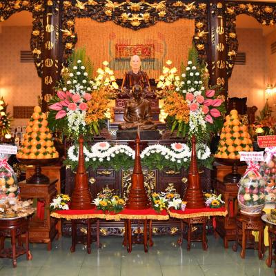 Lễ Rước Xá Lợi Từ Điện Thờ Về An Vị Tại Tổ Đường Và Cúng Dường Giác Linh Đức Tôn Sư Hòa Thượng Thượng Thiện Hạ Phước